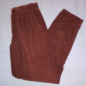 vintage L.L Bean orange corduroy pants